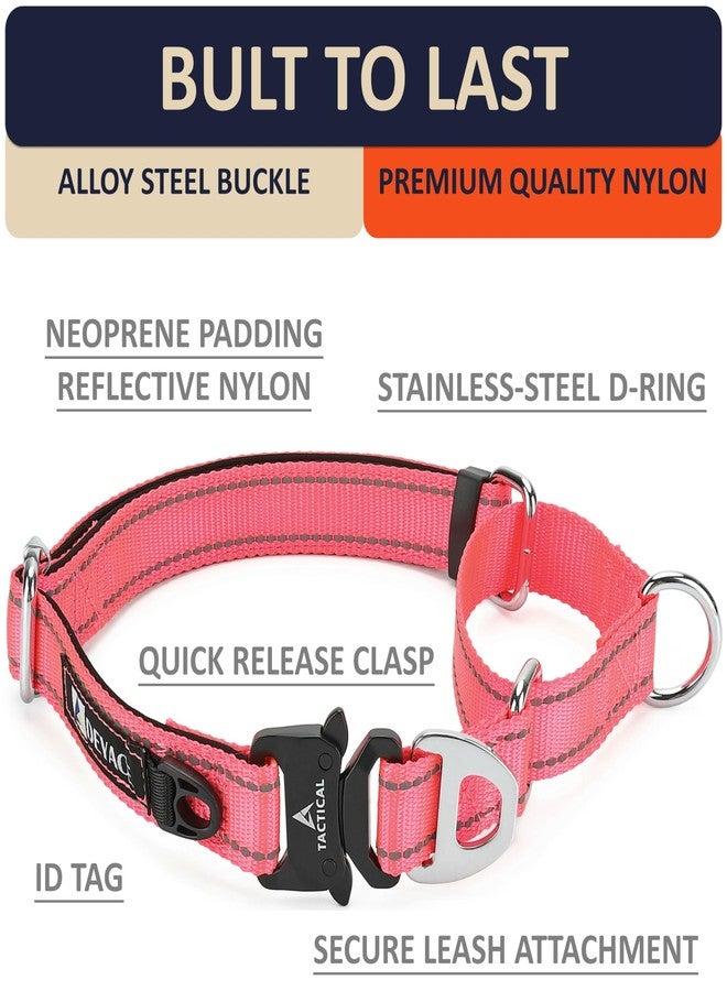 DEYACE Martingale Collar for Dogs Large Breed, Adjustable Reflective Dog Collar Martingale with Buckle - Image 3